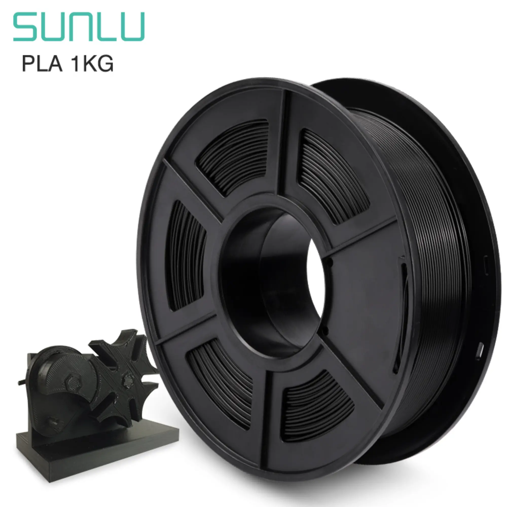 Sunlu PLA Filament 1kg - Svart